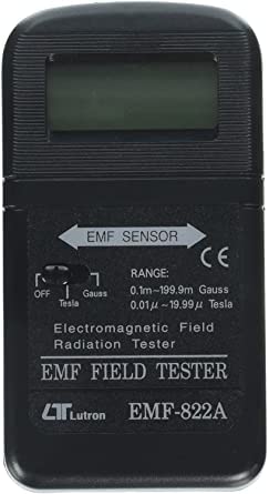 Дигитален тестер ЕЛЕКТРОМАГНИТНИ Гаус Meter (Обхват: 20 Микро Тесла) за Измерване на ЕЛЕКТРОМАГНИТНИ лъчения Около електропроводи, Домакински уреди, на монитора на ко?