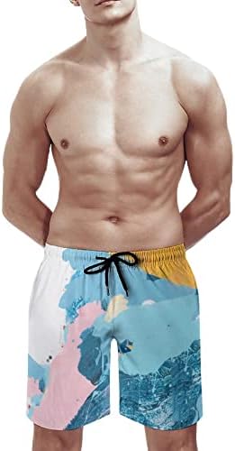 Мъжки къси Панталони за Мъже Лятна Мода Свободно време за Морски Почивки на Топла Пролет 3D Дигитален Печат Дъска Шорти за