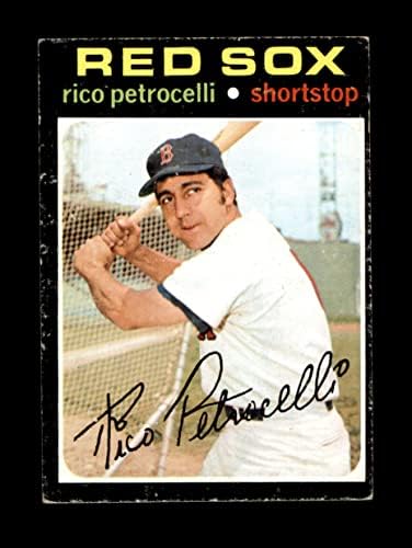 1971 Topps # 340 Рико Петрочелли на Бостън Ред Сокс (бейзболна картичка) VG/БИВШ Ред Сокс
