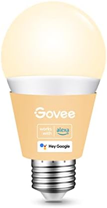 Интелигентни електрически крушки Govee с регулируема яркост, работят с Alexa и Google Assistant, 60-Ваттные