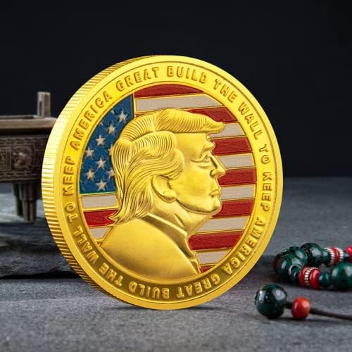 Флаг на САЩ 2018 Избори за президент Тръмп се Съхранява Голяма колекция от американската възпоменателни монети