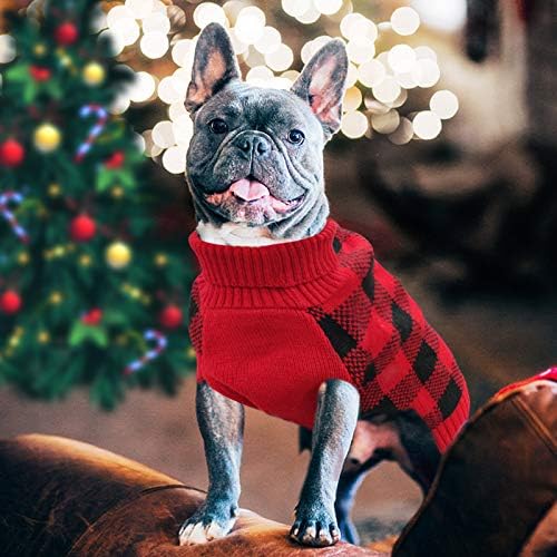 Пуловер за кучета KYEESE, Пуловери за кучета с отвор за каишка, Пуловер за домашни любимци в Червената Клетка