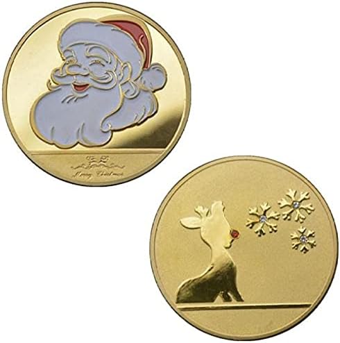 Challenge Coin Ada Криптовалюта Любима Монета Възпоменателна Монета Коледен Елен Позлатен Медал Ripple Виртуална