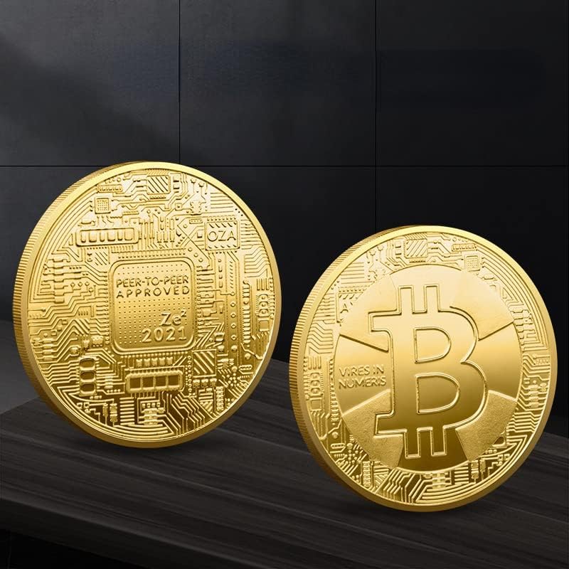 Нова Възпоменателна монета БТК Bit B Физическа Златна Монета Блокчейн Цифров Виртуална Валута Златни Монети,
