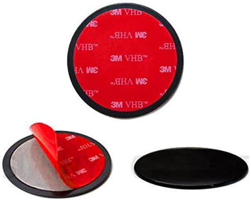 Универсалният диск за табло Navitech 80 мм (двойна опаковка) с кръгла лепило, съвместим с вендузи за предното стъкло, Съвместим с Earthtree DC30