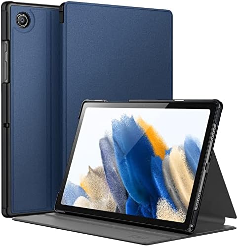 Калъф JETech за Samsung Galaxy Tab A8 10,5-инчов 2022 (SM-X200/X205/X207), Тънък Защитен калъф-за награда-поставка за таблет, Многоугольный преглед, автоматично включване / изключване (тъмно