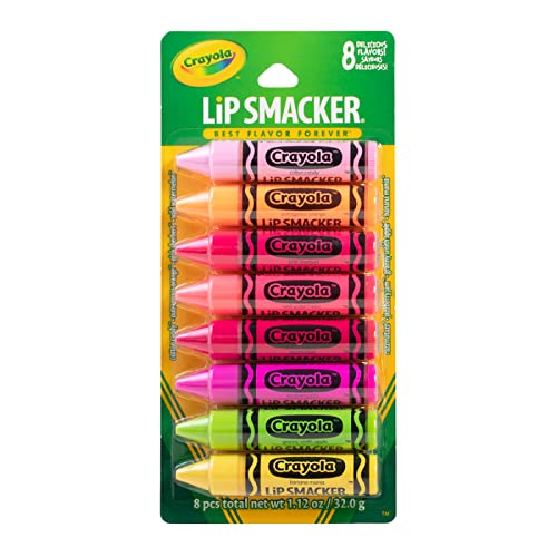 Lip Smacker Дисни Frozen 2 Ароматизиран Балсам за устни Party Pack 8 Бр., Прозрачен, За деца