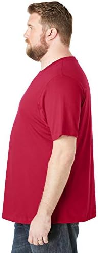 Мъжки t-shirt KingSize Big & Tall с безусадочным деколте и лек яка KingSize