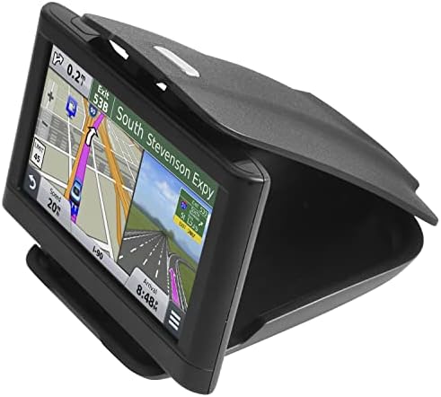 Закопчалка за табло за GPS [Матово черно докинг станция] за Garmin Nuvi Drive, Dezl Drivesmart, Tomtom, Magellan