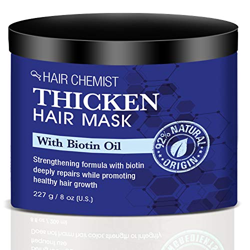 Маска за коса Hair Химик Thicken с биотин от 3 теми за грижа за косата