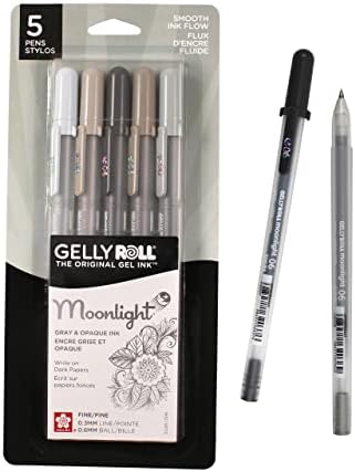 Гел химикалки SAKURA Gelly Roll Moonlight 06 - Тънка Чернильная писалка за водене на дневник, рисуване или чертане