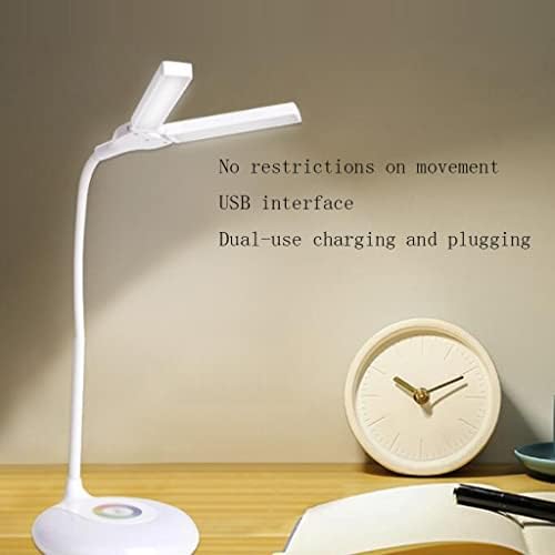 TKHP Сгъваем Двуглавият Лампа С регулируем на 360 Градуса на Захранването от USB Led Настолна Лампа За вашия