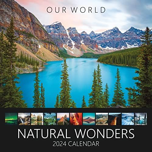 Стенен календар Чудесата на природата на Нашия свят 2024 година - Семеен Планер и Органайзер за всеки ден с