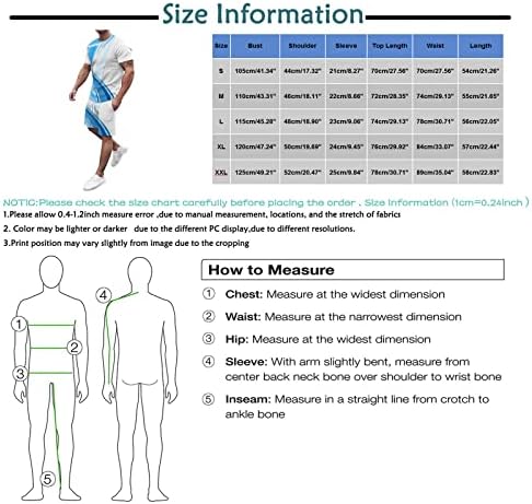 Zhensanguo Outfits for Men Мъжки Летни Дрехи, Ризи с къс ръкав и Спортни Шорти Класически, Намаляване, Комплект