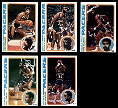 1978-79 Топпс Сет на екипа на Индиана Пейсърс Индиана Пейсърс (сет) VG/EX+ Пейсърс