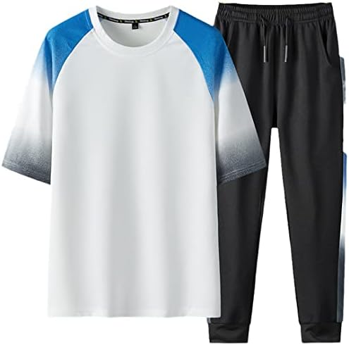 Мъжки Спортни Облекла, Тениски, Панталони, Комплекти от две части, Спортен Костюм За Бягане, Мъжки Дрехи За