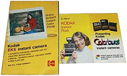 Комплект от 3 пури в ограничени бройки брошури EK6 Instant Camera + instant flash + COLORBURST