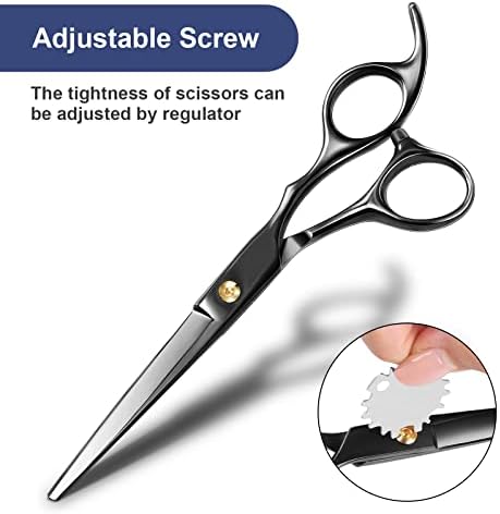 Ansnbo Професионални Ножици За Подстригване на Коса, 6-Инчов Ножица за Подстригване на коса Премиум-клас от