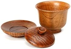 Комплект прибори за хранене TJLSS Купа От Масивна Дървесина Дървена Чаша за Домакинството на Купата Чаени Аксесоари