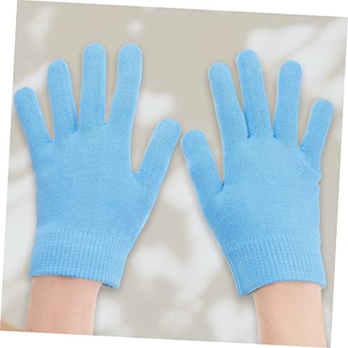 FOMIYES 5 Двойки Нощни Овлажнители Ръкавици Овлажняващи Ръкавици без пръсти и Ръкавици За Сън Ръкавици за сензорен