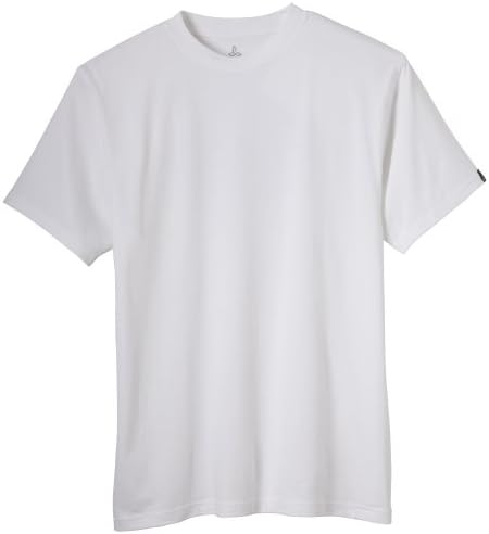 Тениска prAna Мъжки Tetons, X-Large, Бяла