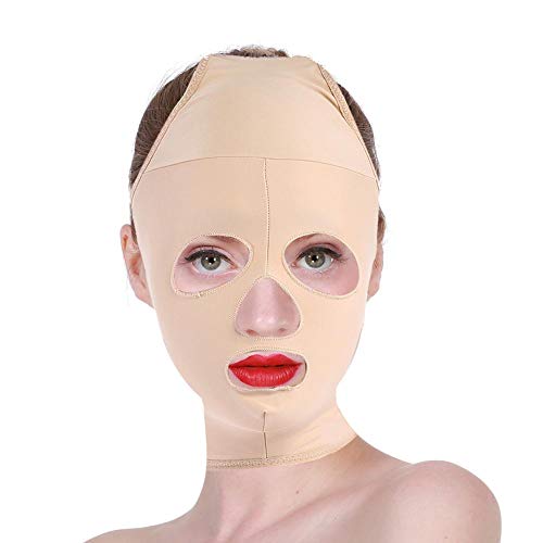 Лифтинг на лицето, за отслабване, V-образно бандаж за пълно покриване на лицето, уменьшающий двойна брадичка,