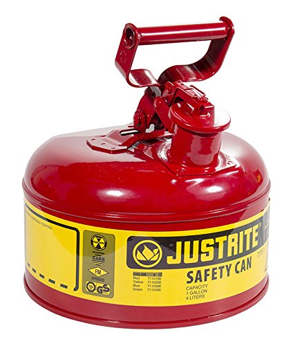 Justrite 7110100 Предпазен балон тип 1 с пламегасителем от неръждаема стомана, за използване с-запалителни течности