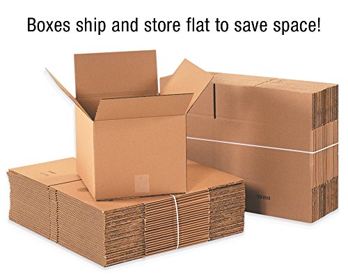 Кутии от бяло велпапе 12 x 12 x 8, опаковка по 25 парчета, за доставка, опаковане и преместване, за избор на