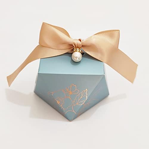 Awcmtpsyol Подарък кутия с форма на Диамант Сватбени Сувенири, Бижута, Детски Душ рожден Ден на Опаковка Шоколад