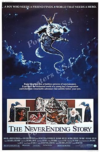 Постери на САЩ Плакат на филма Безкрайната история на С ГЛАНЦ - FIL924 (24 x 36 (61 cm x 91,5 см))