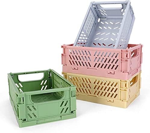 4-Опаковъчни Мини-кутии с пастели, за съхраняване на работния плот, Мини-Кутии за организиране на Пластмаса,