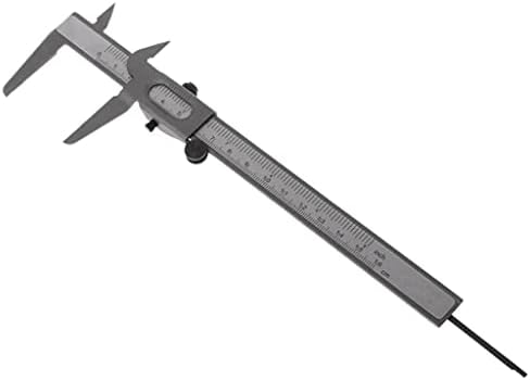 Штангенциркуль TWDYC Нониус 60-160 мм От Неръждаема Стомана Метален Инструмент за Измерване на Габарита Микрометър