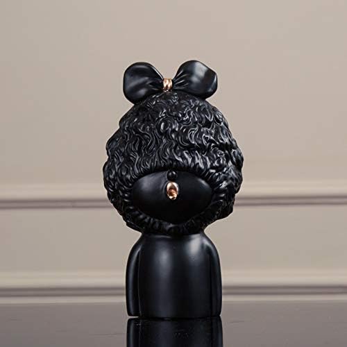 ZAMTAC Европа Детска Скулптура от смола Кавай Бял Черен Герой Малката Лори Декоративно-приложното изкуство на