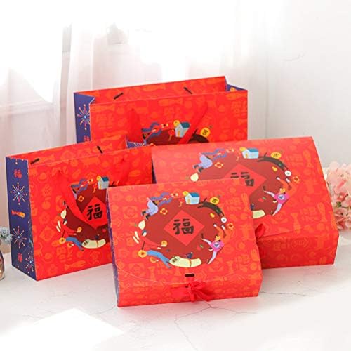 UPKOCH 6 бр., Подарък кутия за Китайската Нова Година, Опаковъчен калъф, Подарък чанта, на Хартиен Контейнер,