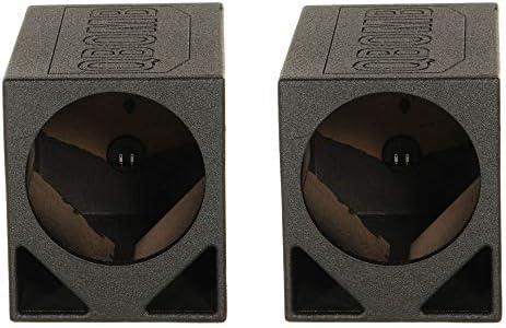 Q Power Single 12 Триъгълни Портированный авто Аудио субуфер с корпус (2 опаковки)