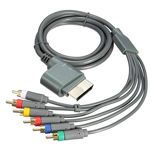 Компонентен кабел HD AV 6RCA за Microsoft Xbox 360 / Тънък кабел за Xbox 360