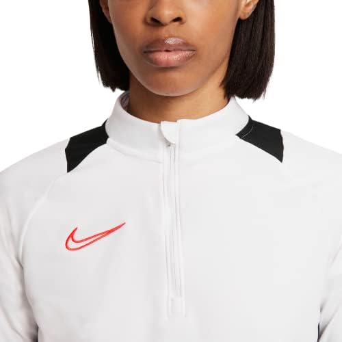 Жена тренировъчен топ Nike Dri-FIT Soccer Academy (черно / бяло), малък размер