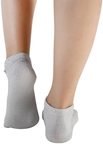 Токопроводящие Чорапи, 1 Чифт Електрод Масажни Чорапи За Облекчаване на Болката, Физиотерапия Водещ Чорапи за Здравето (Кратък Вид)