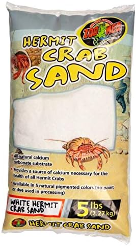 Пясък с бяло раци или-отшелник Zoo Med 5 паунда - Опаковка от 2 броя