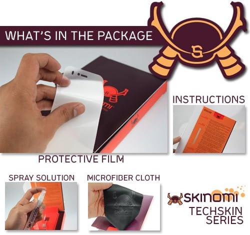 Защитно фолио Skinomi, Съвместима с Samsung S425G Clear TechSkin TPU Anti-Bubble HD FILM