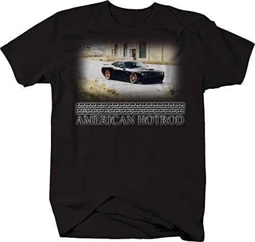 Американска Състезателна фланелка Hotrod Racing Challenger Състезания по Поръчка с Графичен Модел за Мъже