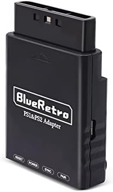 XBERSTAR Bluetooth Адаптер Безжичен Контролер Конвертор Адаптер Контролер Поддържа игрова конзола PS2 PS1 (черен)