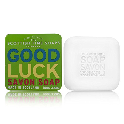Шотландское фин сапун сапун в тенекиен банката Късмет