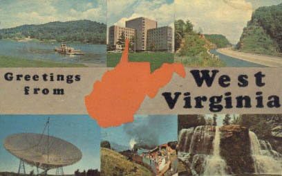 Магистрала Западна Вирджиния, Пощенска Картичка от Западна Вирджиния