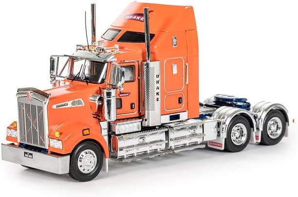 Drake for Kenworth T909 Prime Mover Truck Оранжево 1/50 ГЛАСОВЕ Камион, Предварително Събрана модел