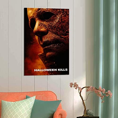 BNE Хелоуин Убива Филм на Ужасите Филм Платно Художествен Плакат и Стенни Художествена Картина Принт Модерен