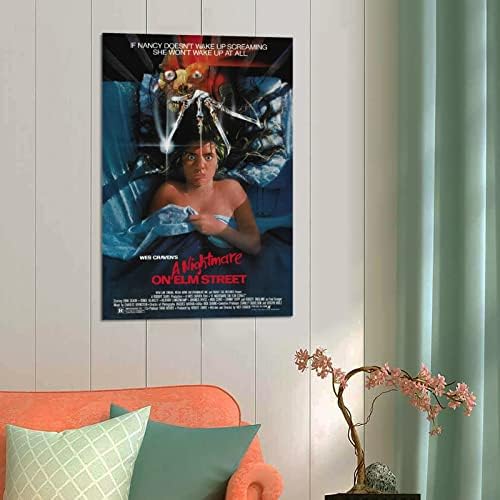 BNE Кошмар на улица Елм САЩ Плакат на Филм на ужасите Декоративна Живопис на Платното за монтаж на стена Арт