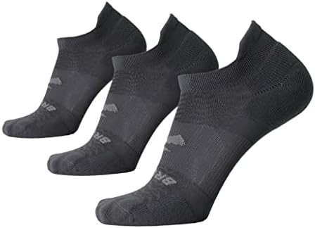 Чорапи Brooks Run-In No Show Чорапи I Comfort Fit, Унисекс, Спортни чорапи за джогинг (комплект от 3 опаковки)