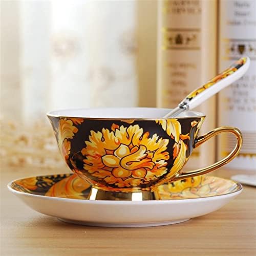 Кафеена Чаша за следобеден чай, утайка от чаша В Стил на маслената живопис, Керамични Кафеена чаша и чиния,