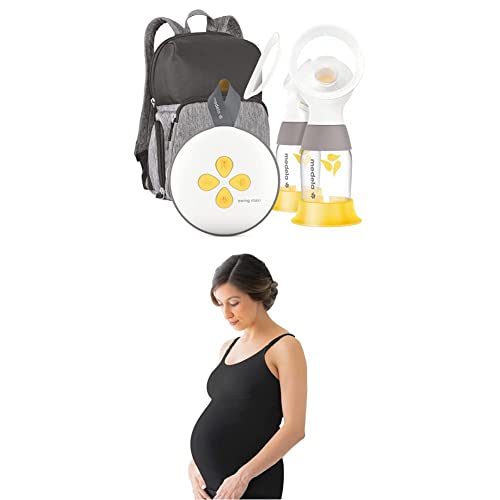 Електрически Молокоотсос Medela Swing Maxi за бременни и Кърмещи Майки - Черен, Малък / Среден